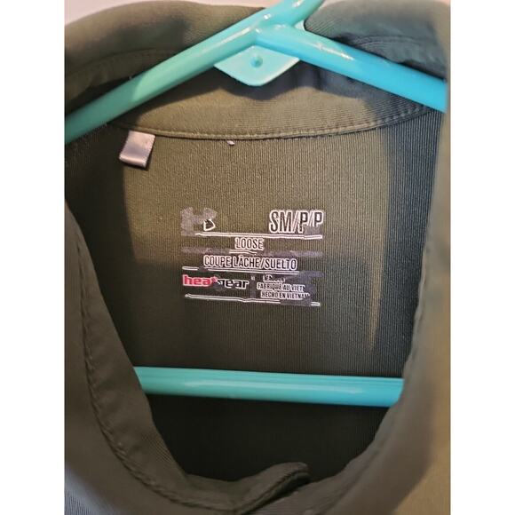 Under Armour Mens Green Striped Heat Gear Golf‎ Polo Small Shirt - Picture 6 of 9